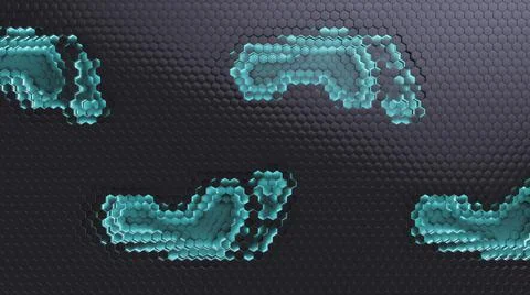Footprints in the virtual space. Internet Privacy Topics 库存插图