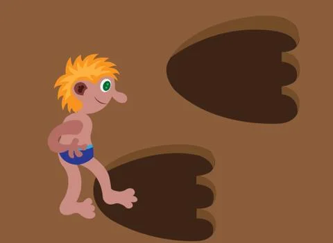 Footsteps 2 Stock Illustration