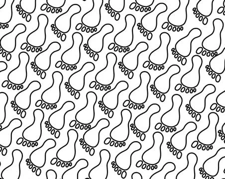 Footsteps background Stock Illustration