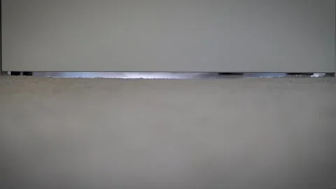 Footsteps behind door Stock Footage 287265130