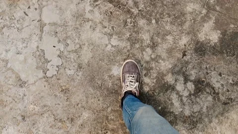 Footsteps in the Crowd a step through the city Stock Footage 318585465
