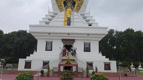 Footsteps of the Divine: Visiting Ancient Temples in Uttarakhand Stock Footage 317070525
