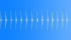 Footsteps walking wood high heel slow 02 loop Sound Effect