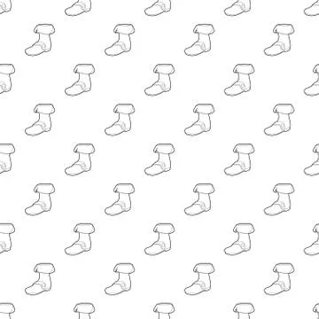 Footwear pattern vector seamless 스톡 일러스트