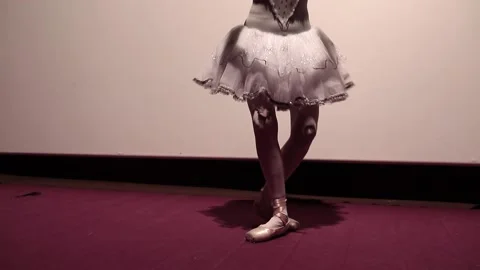 Footwork of a ballet dancer Stock Footage 169810945