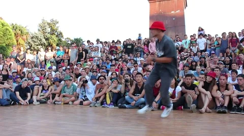 Footwork Battle. B-boying Vídeo Stock 52519965