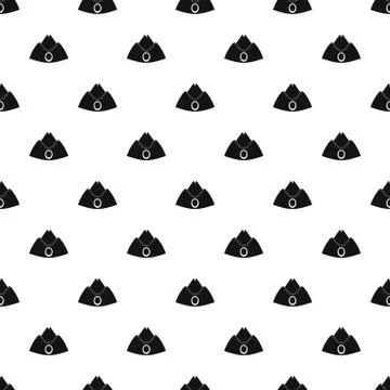 Forage cap pattern Stock Illustration