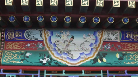 Forbidden City Architecture 1 MWS Video stock 32208335