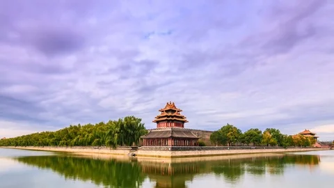 The Forbidden City in Beijing, China Stock Footage