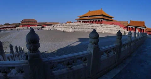 Forbidden city Beijing Stock Footage