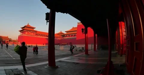 Forbidden city Beijing Video stock 67908015