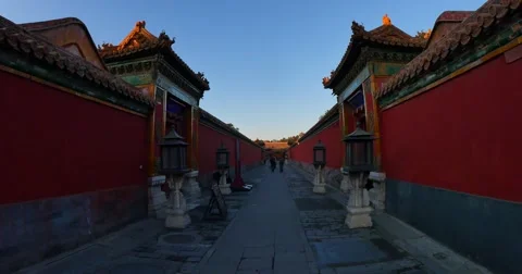 Forbidden city Beijing Video stock 67946708
