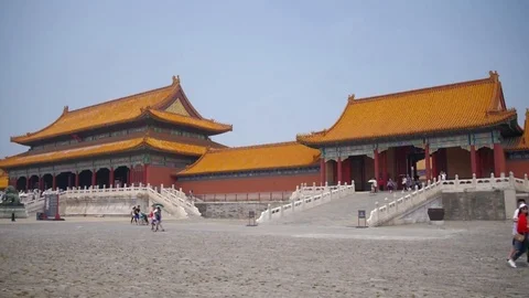 Forbidden City in Beijing. Stock Footage 99137849