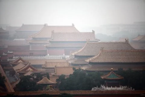 Forbidden city in beijing Stock Photos