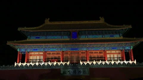 Forbidden city Stock Footage 32281513