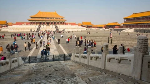In the Forbidden City Video stock 81571287