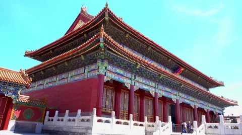 Forbidden City, Longevity Palace Stock-Footage 65260950