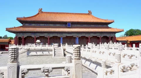 Forbidden City palace Stock Footage 65262314