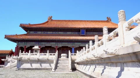 Forbidden City palace 库存影片 65263016
