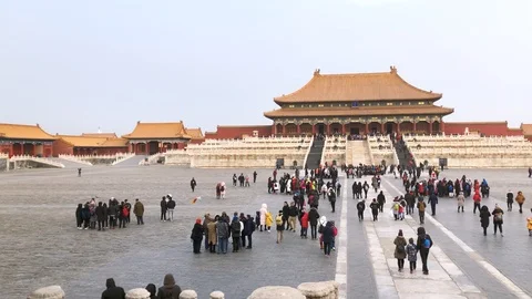 Forbidden City Pan Stock Footage
