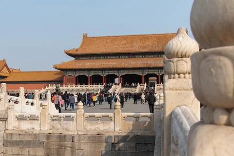 The Forbidden City.  Stock Photos