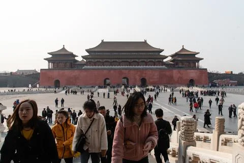The Forbidden City.  Stock Photos