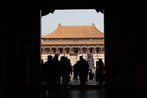 The Forbidden City.  Stock Photos
