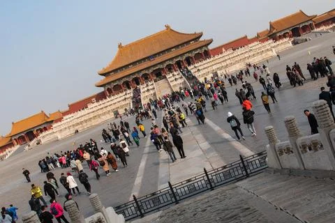 The Forbidden City.  Stock Photos