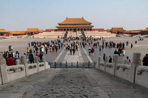 The Forbidden City.  Stock Photos