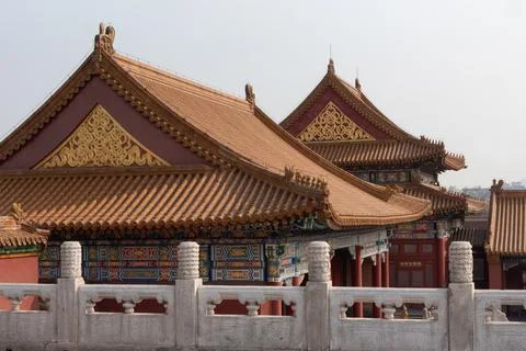 The Forbidden City.  Stock Photos