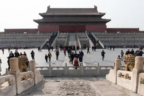 The Forbidden City.  Stock Photos