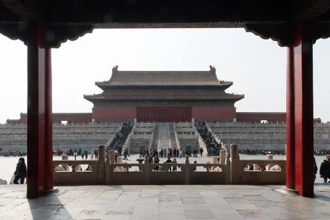 The Forbidden City.  Stock Photos