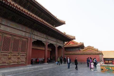 The Forbidden City.  Stock Photos