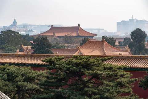 The Forbidden City.  Stock Photos