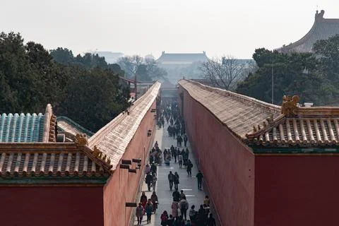 The Forbidden City.  Stock Photos