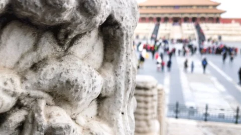 Forbidden City Reveal Stock Footage 86258024