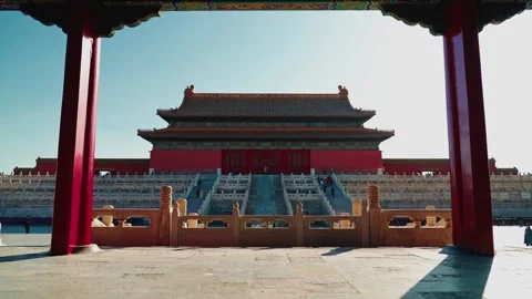 Forbidden City Sunset 4K Vídeos de archivo 334604561