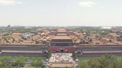 Forbidden city wideangle 動画素材 64627136
