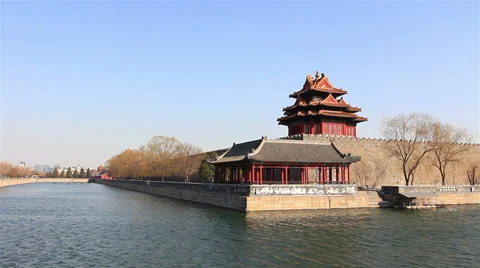 The forbidden city,Beijing Stock Footage 29157381