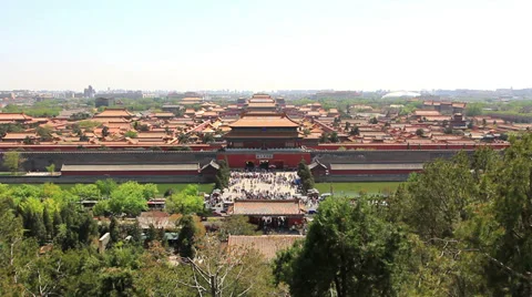 The forbidden city,Beijing Stock Footage 29400548