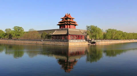 The forbidden city,Beijing Stock Footage 29445172