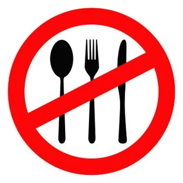 Forbidden to eat Stock Photos