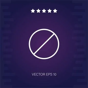 Forbidden  icon Stock Illustration