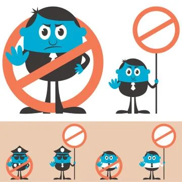 Forbidden Stock Illustration