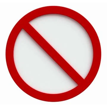 Forbidden sign Stock Illustration