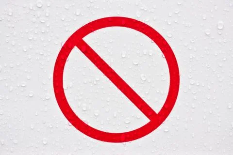 Forbidden sign Stock Photos