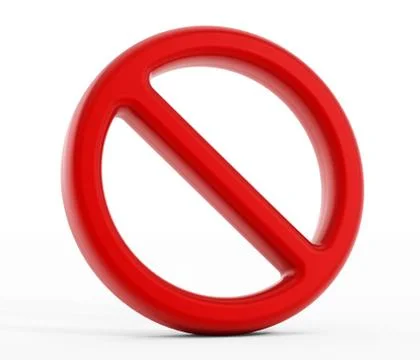 Forbidden symbol Stock Illustration