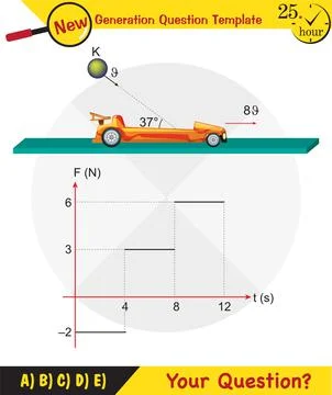 Force and Motion, Thrust and linear momentum 스톡 일러스트