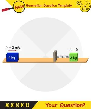 Force and Motion, Thrust and linear momentum Stock Illustration