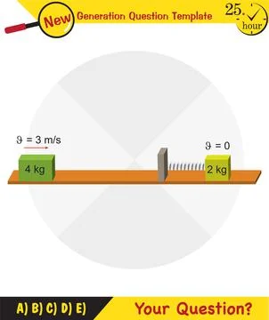 Force and Motion, Thrust and linear momentum Stock Illustration